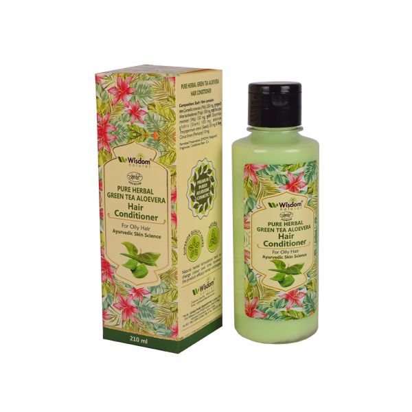 Wisdom Natural Herbal Green Tea & Aloevera Hair Conditioner